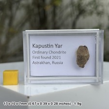 Kapustin yar meteorite - genuine space rock | found 2021 | astrakhan, russia w/