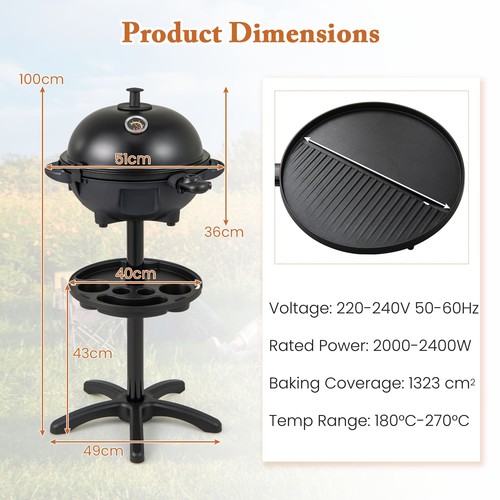 Plate electric bbq - plate, grill