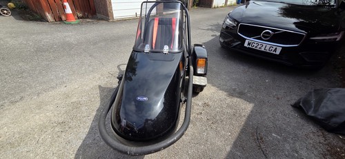 Squire sidecar outfit black - in,