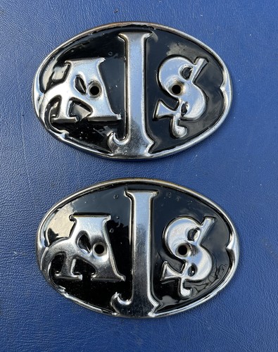 Ajs tank badges 1951 models - badges,