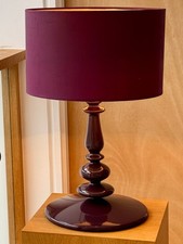Purple Spindle Table Lamp for