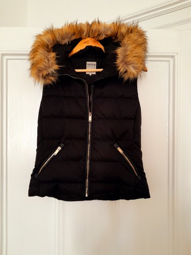 Zara trafaluc fur - trim, hooded