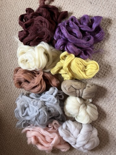 Wool roving for - wool, felt