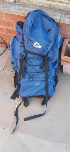 Blue 80l lowe alpine rucksack - lowe,