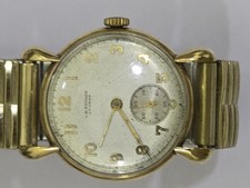 Vintage  J.W. Benson London  9ct Gold 375  watch