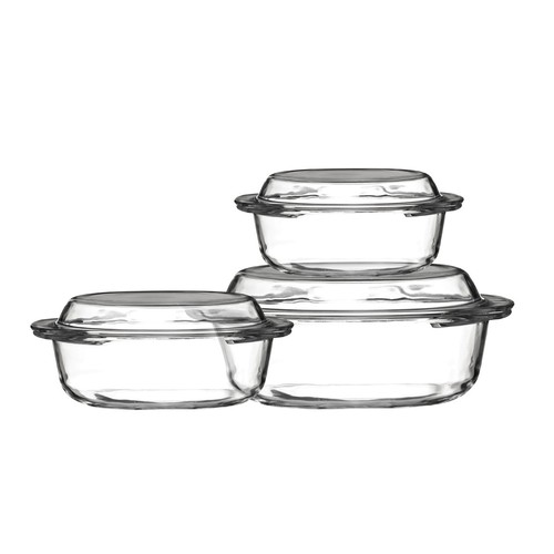 Set clear tempered glass - set, 3