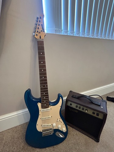 Marlin blue electric - blue, guitar
