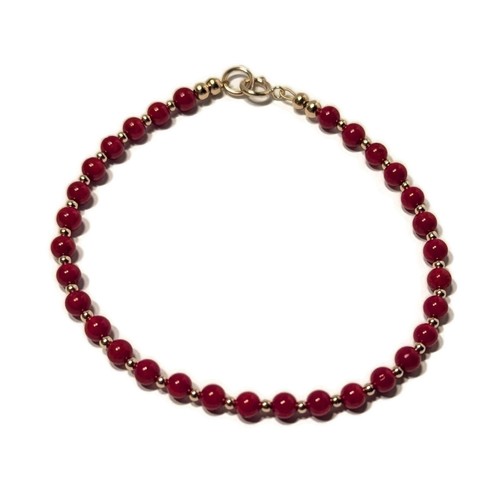 9ct yellow gold - 9ct, bead