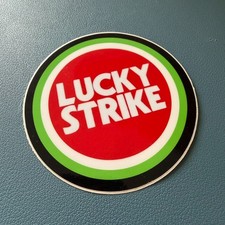 Lucky Strike Sticker - 8cm -