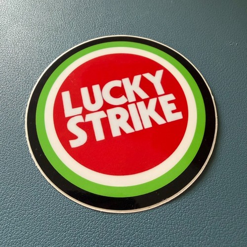 Lucky strike sticker 8cm - sticker,