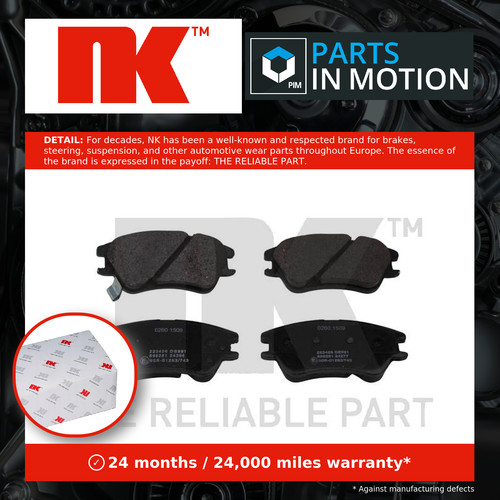 Brake pads set - pads, hyundai