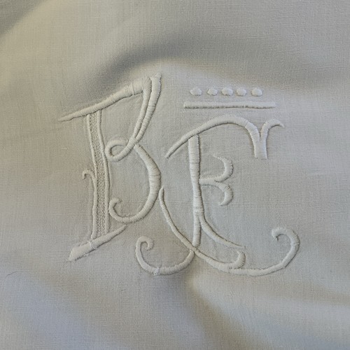 Antique french fine - french, linen