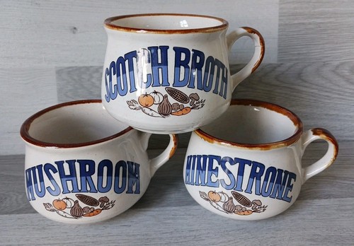 Soup bowls vintage - soup, x