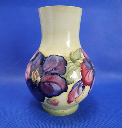 Walter moorcroft anemone vase - moorcroft,