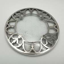 ANTIQUE TEAPOT STAND STERLING