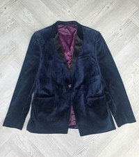Topman Mens Jacket 42R Blue