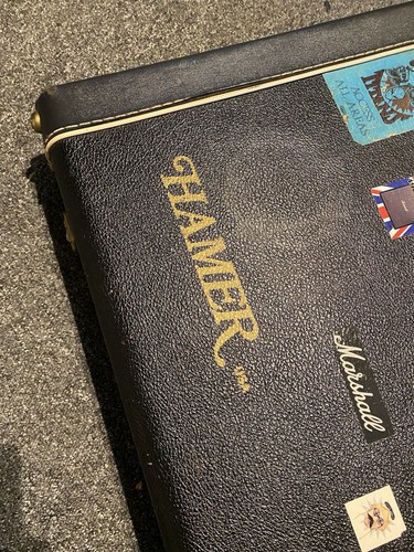 Hamer usa guitar case hard - hamer,
