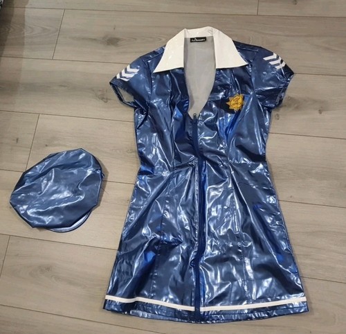 Vintage ann summers blue - blue, pvc