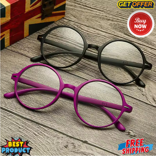 Vintage round reading glasses - round,