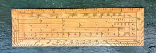 Antique boxwood gunters - boxwood,