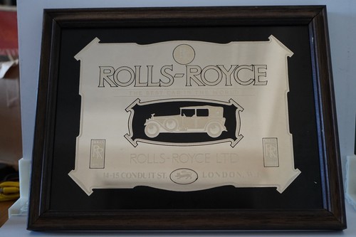 Rolls royce framed silver - rolls-royce, &