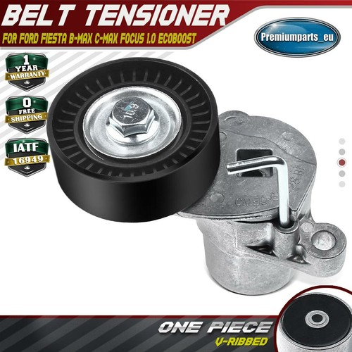 Belt tensioner ribbed - v-, for