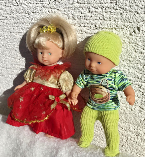 Two mini corolle dolls 20cm - two,