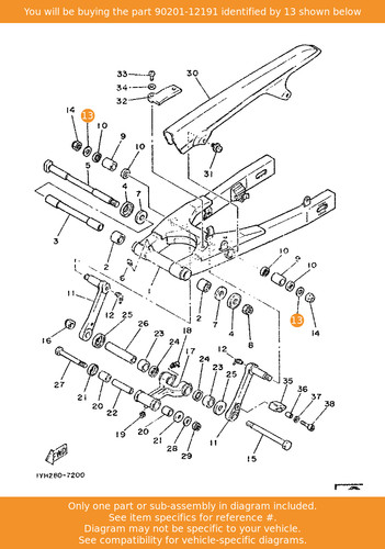 Yamaha washer plate - washer,,