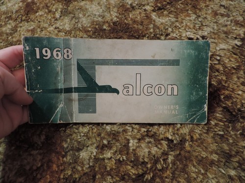 1968 falcon owners manual 3rd - 1968,