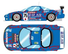 Make Up 1/43 Honda NSX GT2 Team Kunimitsu Le mans 1996 No.75 Resin Miniature Car