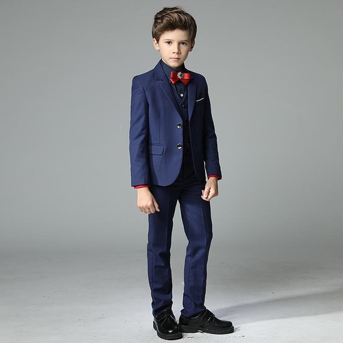 Navy blue boy suits - boy,