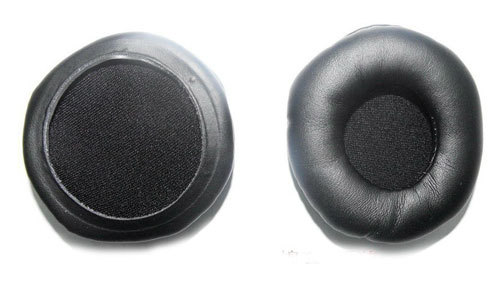 Leather ear cushion 50mm pads - leather,