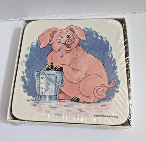 Piggin pig thirsty - piggin, coasters