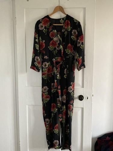 Zara women floral jumpsuit - zara,