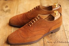 Edward Green Tan Brown Suede