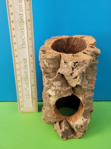 Cork bark tube - cork, 13cm
