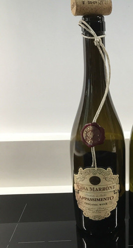 Empty glass wine bottle - 1x,