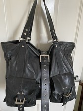 Mulberry black Leather Roxanne Maxi Tote