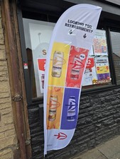 New Strongbow Feather Flag X2