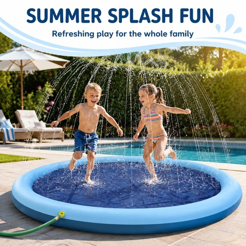 Large sprinkler play mat water - large,