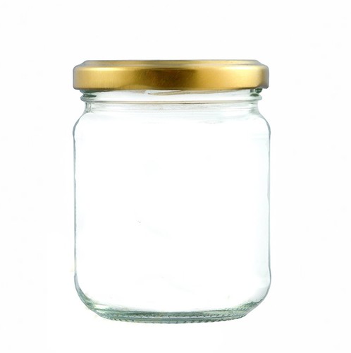 8oz glass jam - 8oz, round