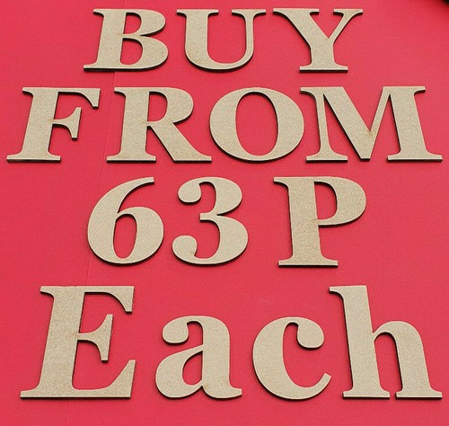 Large wooden letters georgia - large,