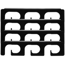  2 Pairs Fishing Rod Holders Wall-mounted Rack Storage Display for