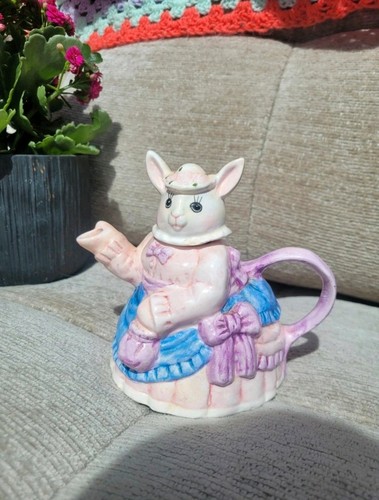 Vintage lady rabbit novelty - rabbit,