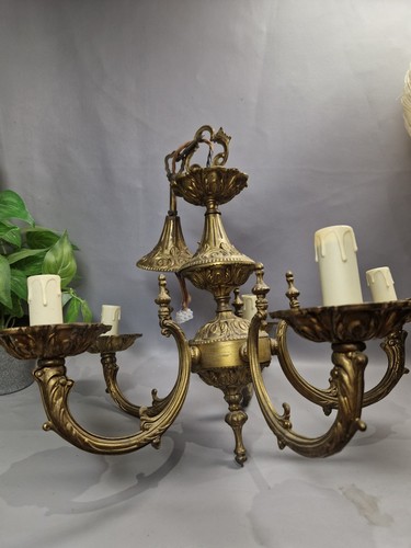 French antique brass arm - french, 5