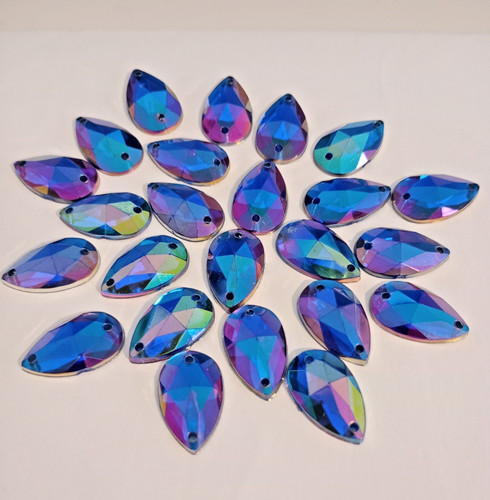 Teardrop sew on flatback - 20, x