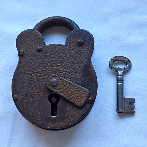 Antique vintage rusty old iron