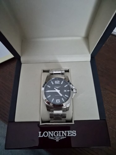 Longines conquest gents watch - gents,