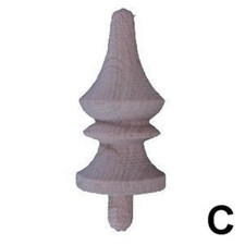 WOODEN CLOCK FINIAL Height