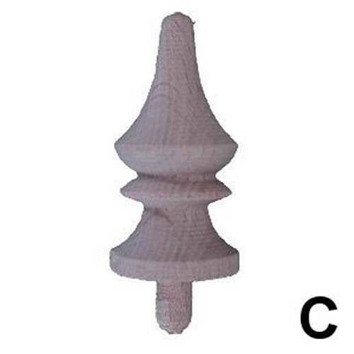 Wooden clock finial height - wooden,